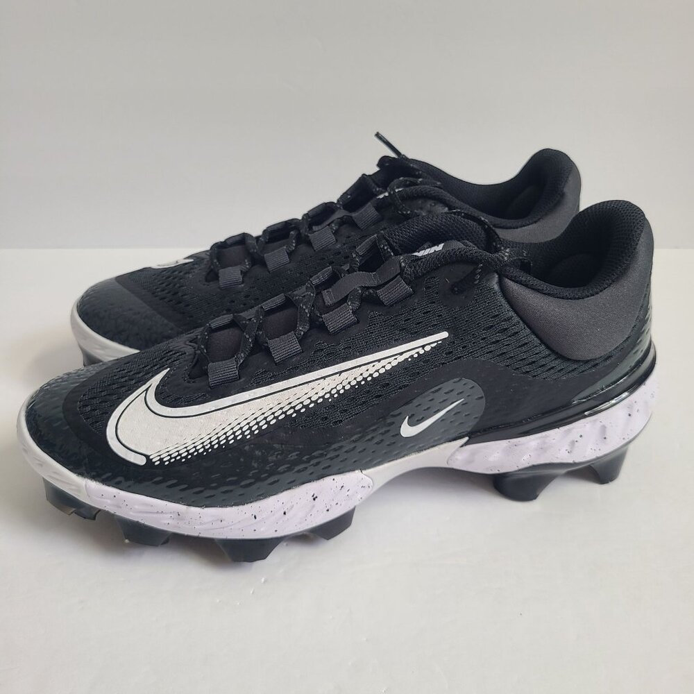NEW Nike Alpha Huarache Elite 4 Low MCS Baseball Cleats FD6221-003 Size 13 Black